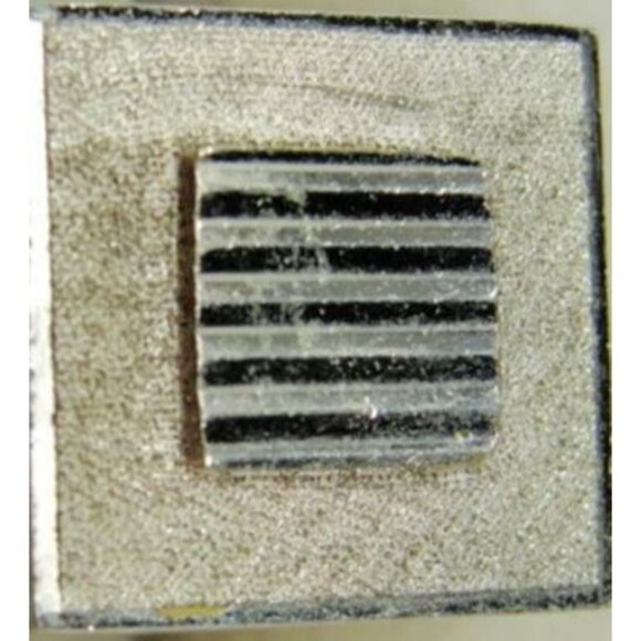 Joskes Moderist Square Ribbed Cufflinks Vintage Sterling Silver 925 Patina Tux - Picture 2 of 11